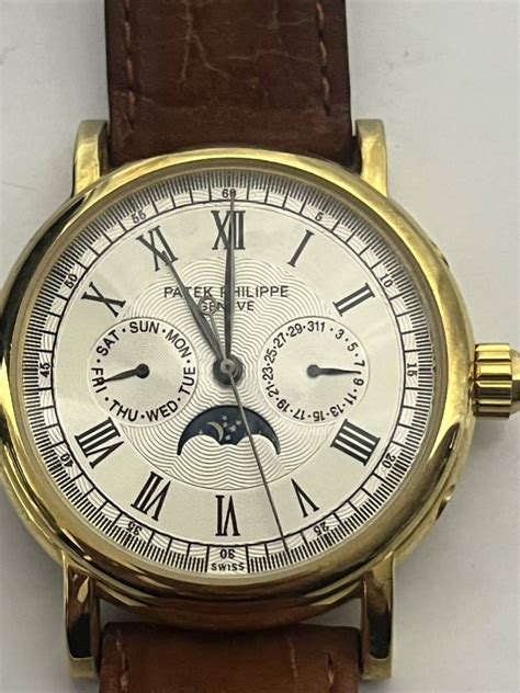 patek philippe geneve swiss 18k 750 5052|Patek Philippe geneve automatic watch.